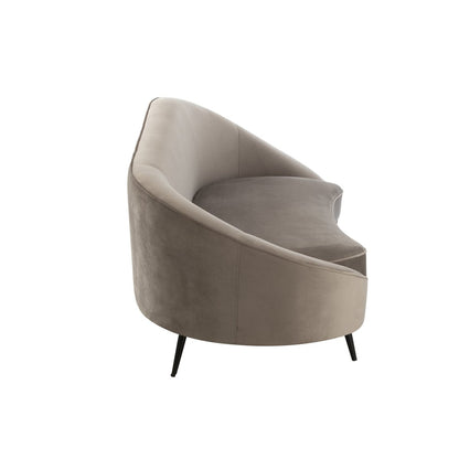 J-Line sofa Elisabeth - textiel - zilver