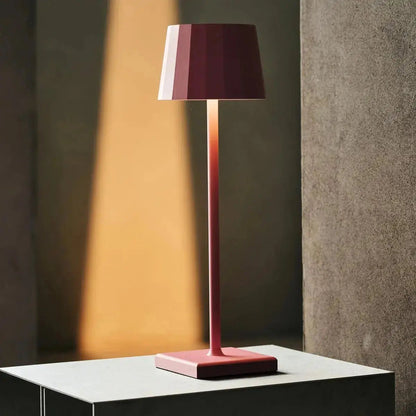 Wouter Flamingo Roze oplaadbare tafellamp-Draadloos opladen, dimbare, 120 uur batterijduur