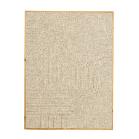 Mista Wanddecoratie - L60 x B3 x H80 cm - 100% FSC - Mdf - Bruin