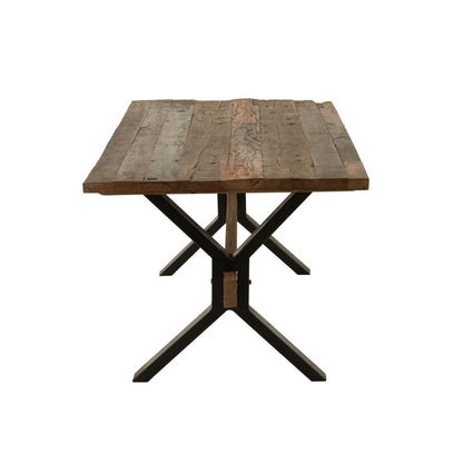 J-Line Eettafel Verouderd Hout Bruin