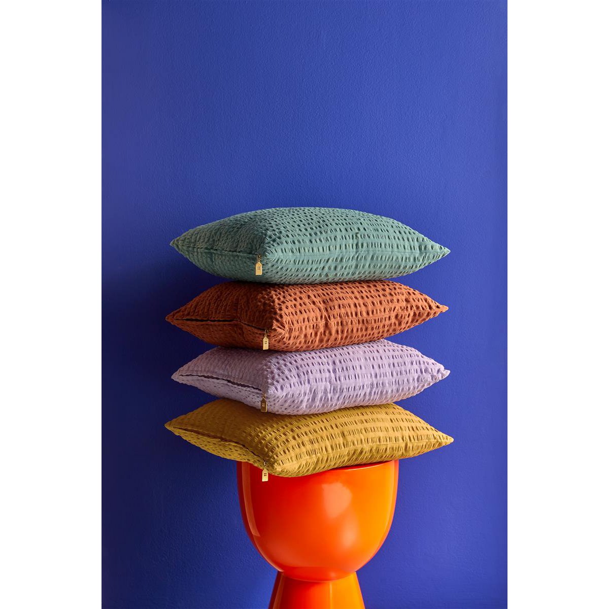 KAAT Amsterdam Cheer Sierkussen - 45x45 cm - Steenrood