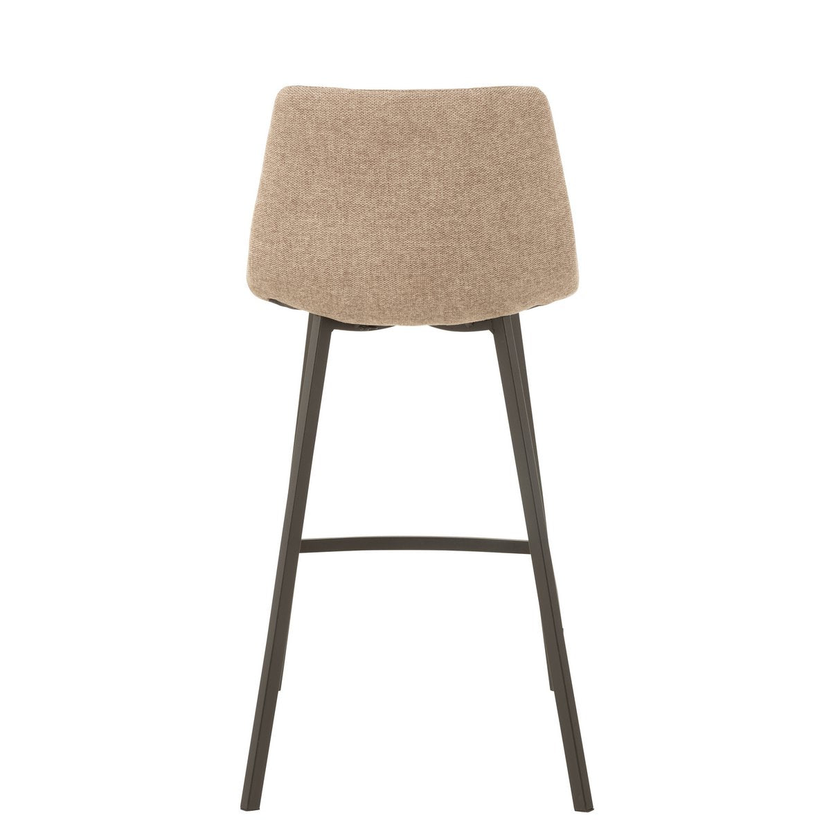 J-Line Barstoel Stephane  Textiel/Metaal Beige