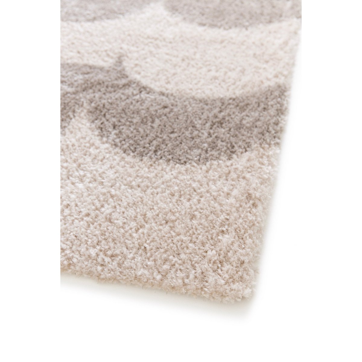 Ultrasoft tapijt in gerecyclede polyester neutrale tonen retro