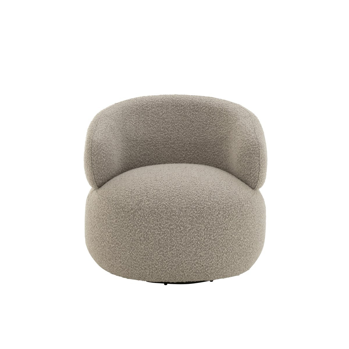 J-Line Zetel Draaiend Rond Schuim Taupe