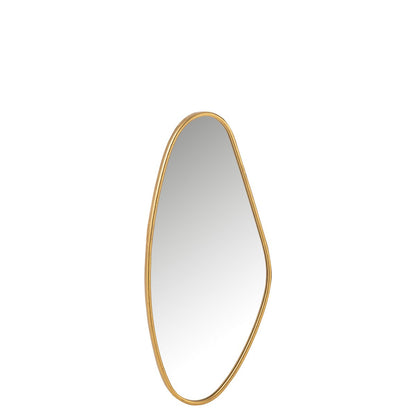 J -Line Spiegel Abstract - Glas - Goud - Small - 33 x 73 cm