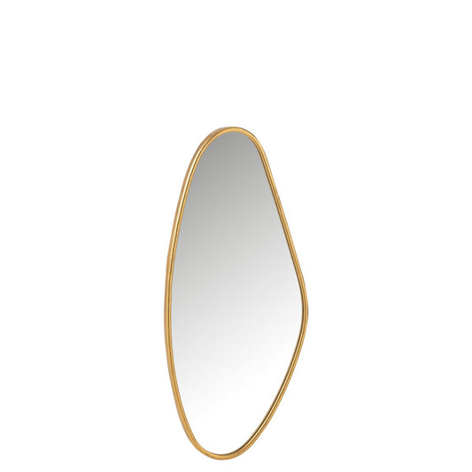 J -Line Spiegel Abstract - Glas - Goud - Small - 33 x 73 cm