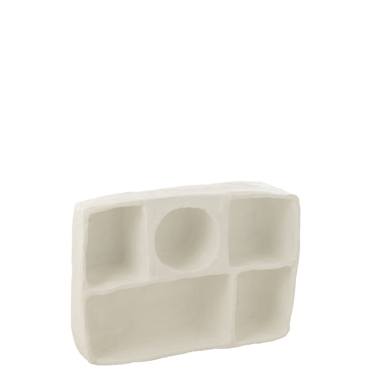 J-line vorm flintpapier maché wit groot