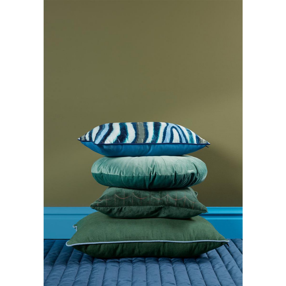 KAAT Amsterdam Lively Sierkussen - 40x60 cm - Groen