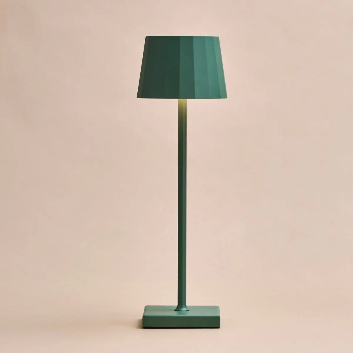 Wouter salie groen oplaadbare tafellamp-draadloos opladen, dimable, 120 uur batterijduur