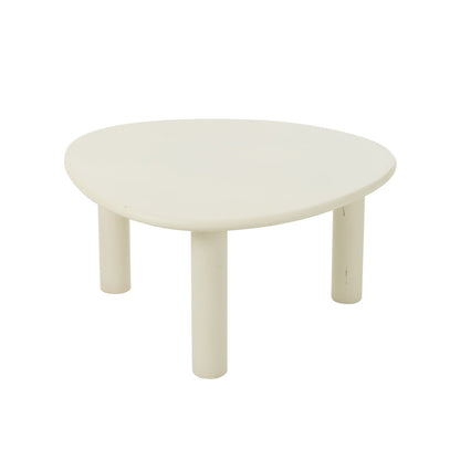 J-Line Bijzettafel Bali Mdf/Pvc Wit Medium