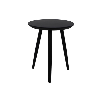 HSM Collection-Ronde Bijzettafel Zürich-ø40x50-Zwart-Acacia/Metaal