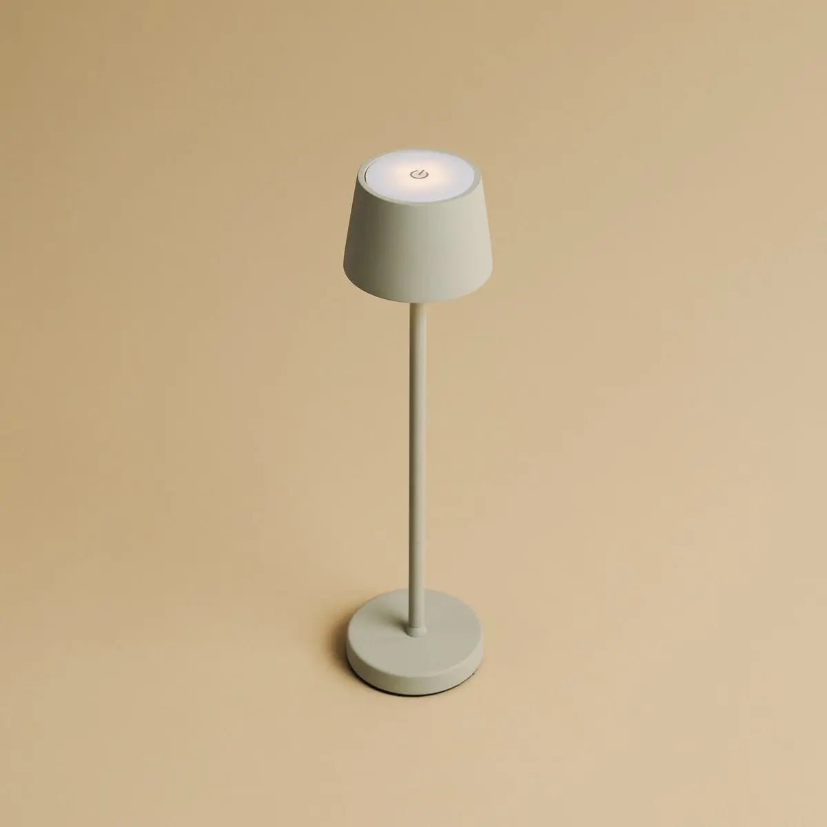 Vondel Mini Shadow Gray Oplaadbare en draadloze lamp - draadloos oplaadbaar via laadstation