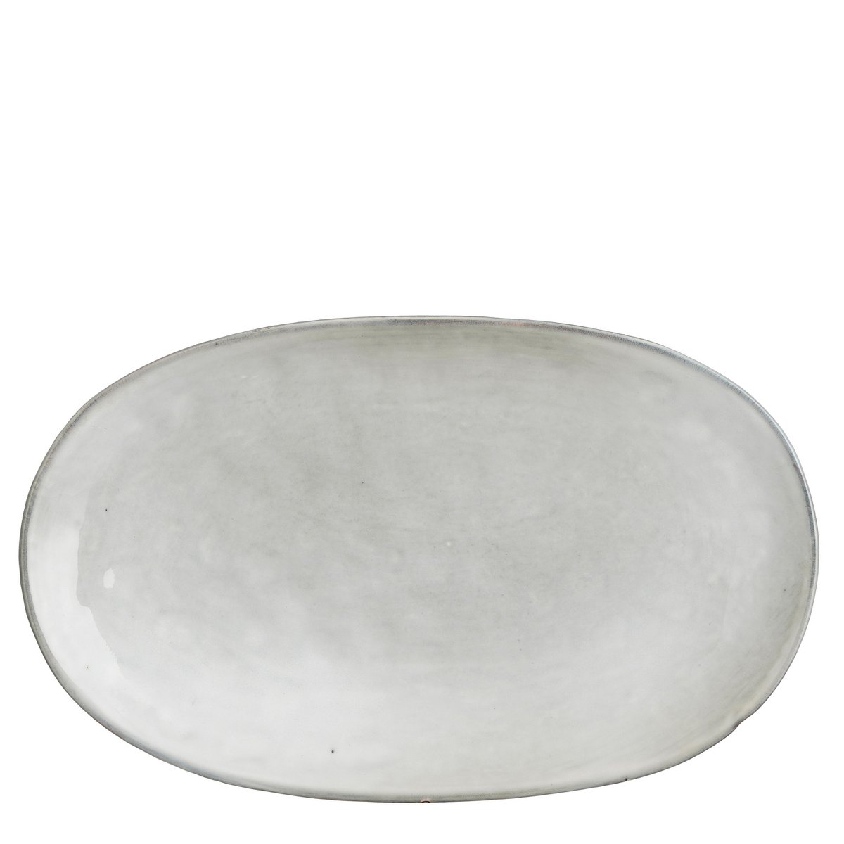 Tabo Ovaal Bord - L36 x B22 x H5 cm - Grijs