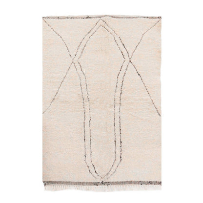 Marokkaanse berber tapijt pure wol 163 x 242 cm