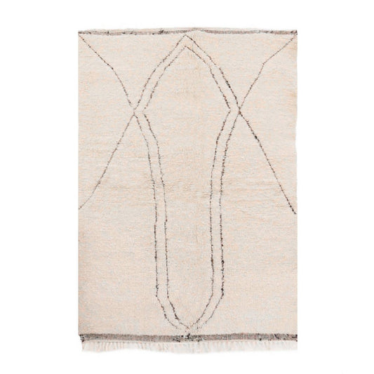 Marokkaanse berber tapijt pure wol 163 x 242 cm