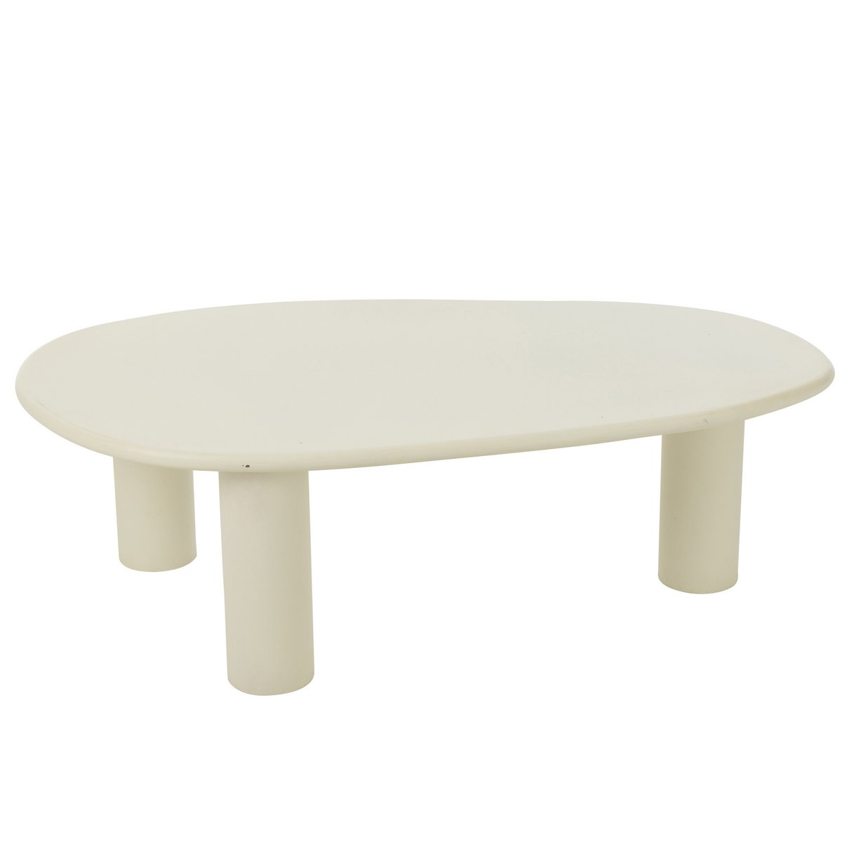 J-Line Bijzettafel Bali Mdf/Pvd Wit Large