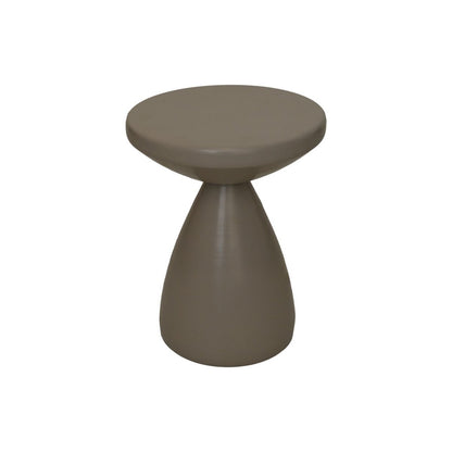 HSM Collection-Ronde Bijzettafel-ø36x48-Taupe-Metaal