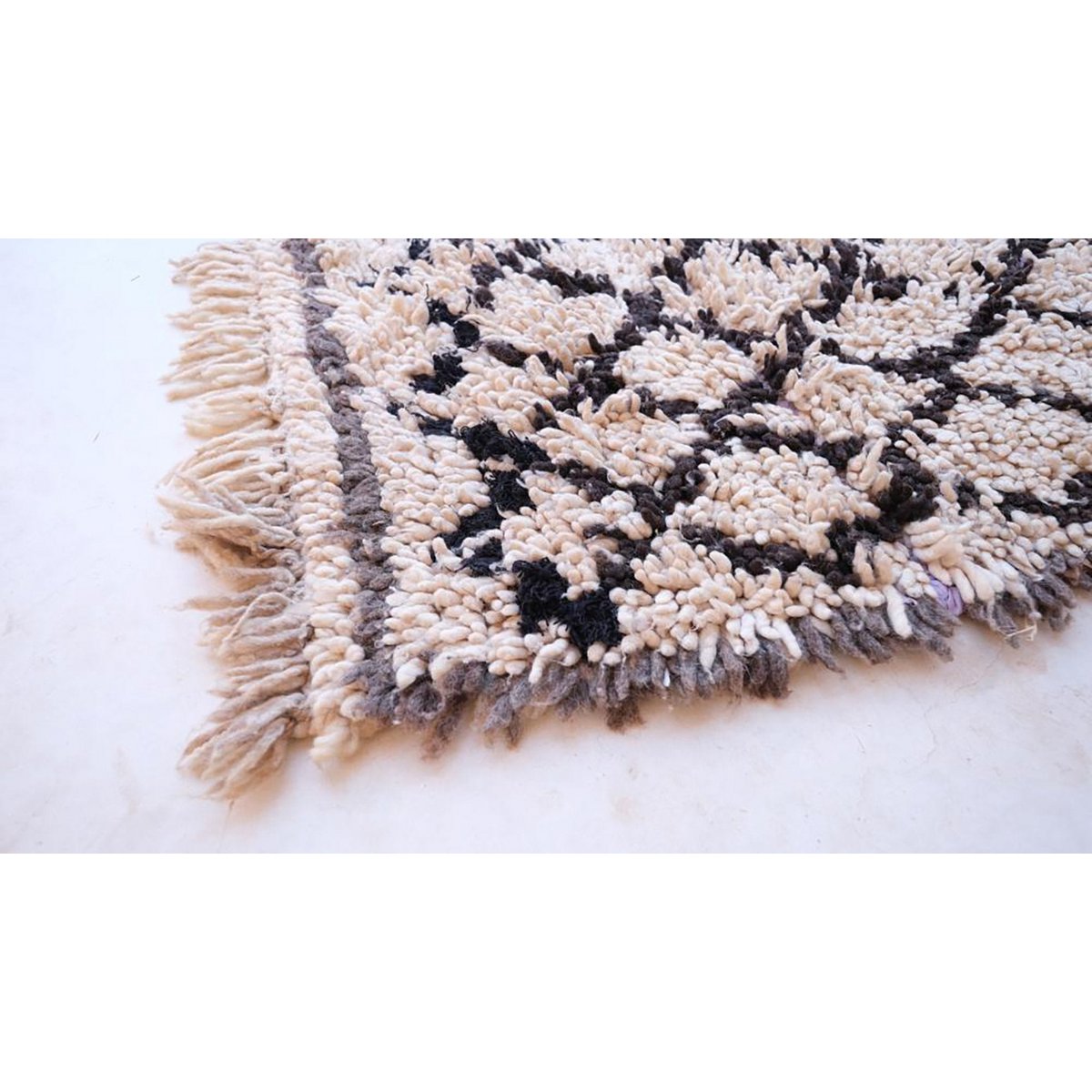 Marokkaanse berber -gang tapijt pure wol 73 x 188 cm