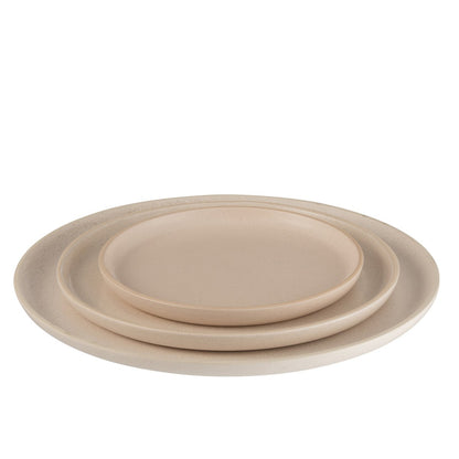 J-Line Marie bord - keramiek - creme - L