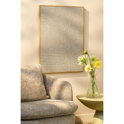 Mista Wanddecoratie - L60 x B3 x H80 cm - 100% FSC - Mdf - Bruin