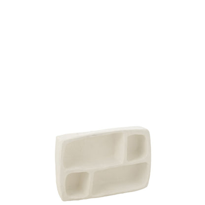 J-line vorm flintpapier maché wit klein