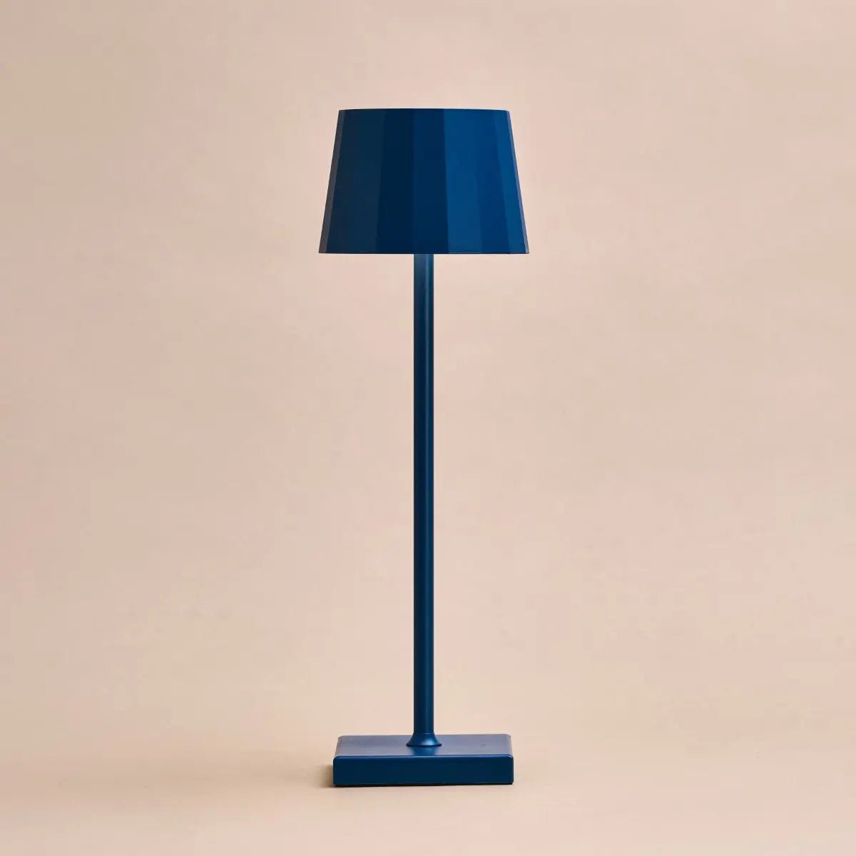 Wouter delftware blauw oplaadbare tafellamp-draadloos opladen, dimable, 120 uur batterijduur