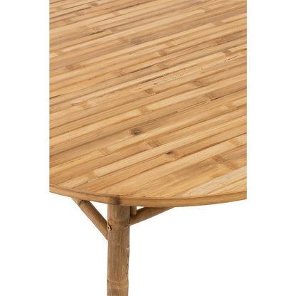 J-Line salontafel Rond - bamboe/naturel