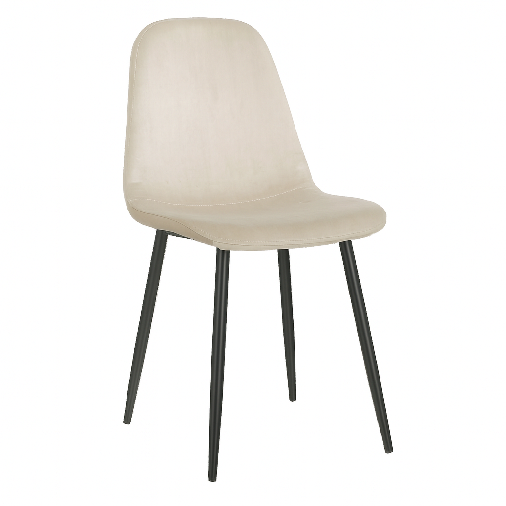 Montelli Eetkamerstoel - Velvet - Beige
