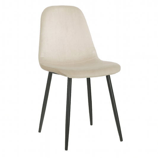 Montelli Eetkamerstoel - Velvet - Beige